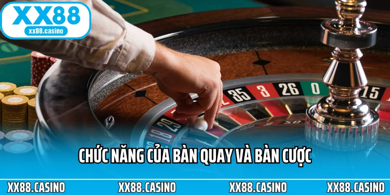 Chức năng của bàn quay và bàn cược Chức năng của bàn quay và bàn cược