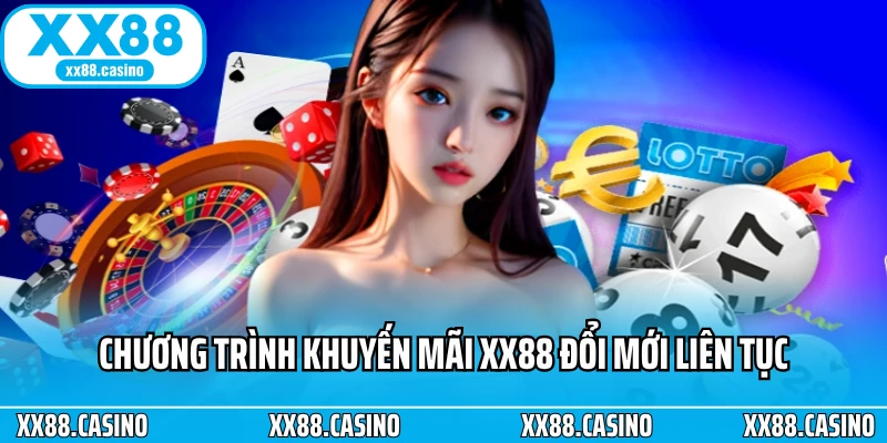 Chương trình khuyến mãi XX88 đổi mới liên tục Chương trình khuyến mãi XX88 đổi mới liên tục